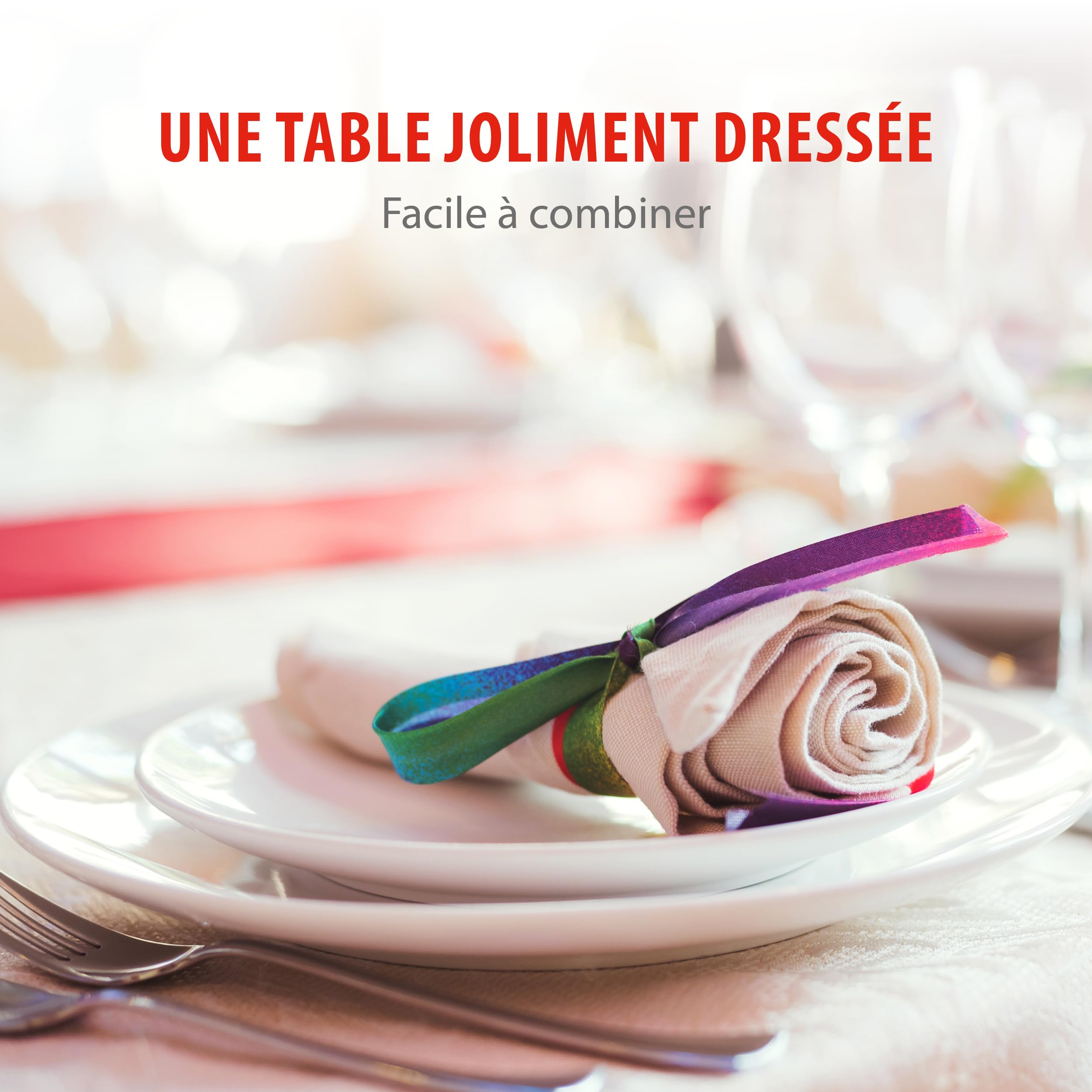 alpina Assiettes Service de Table 8 Personnes - Vaisselle et Arts de la Table 40 Pièces - Compatible Lave-Vaisselle - Blanc
