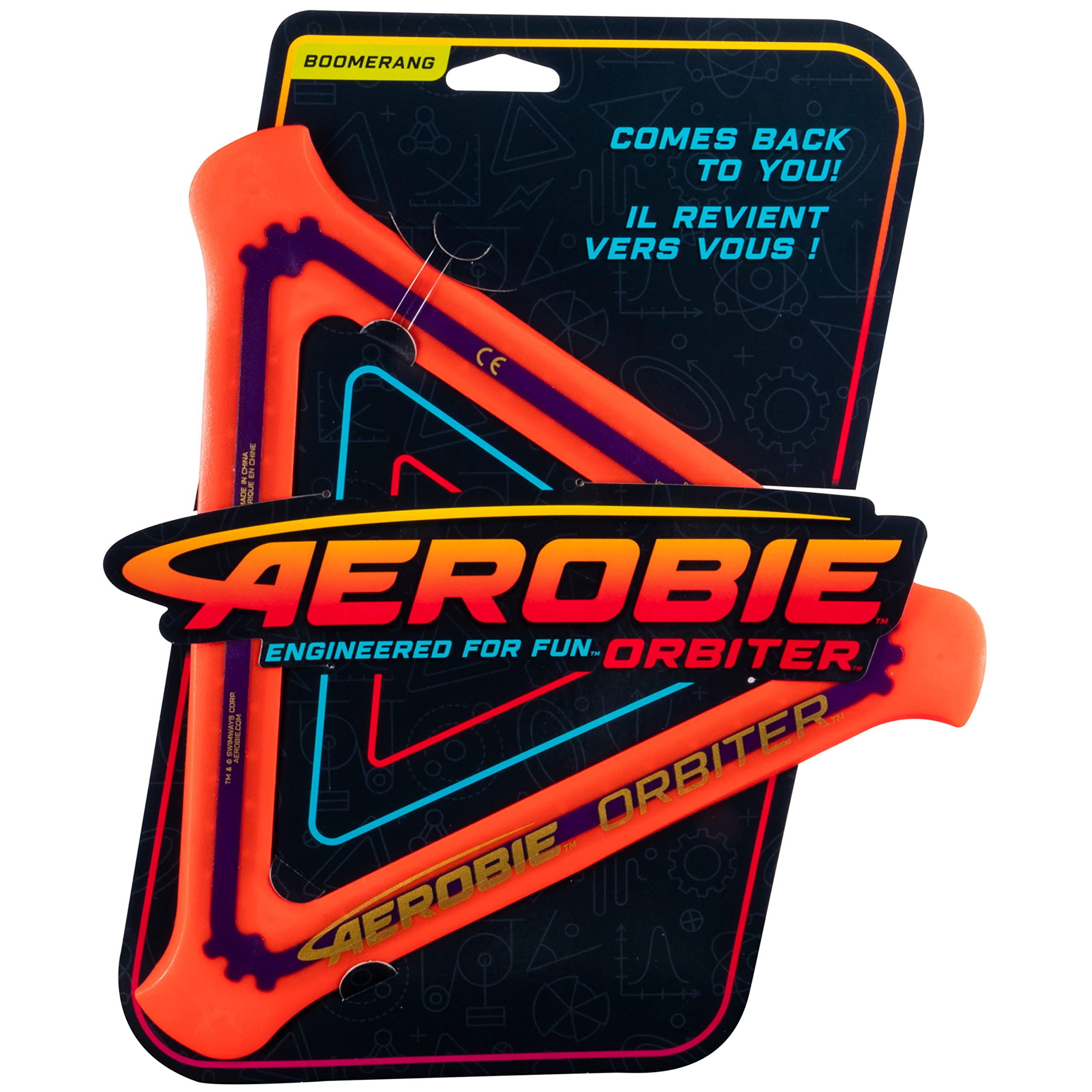Aerobie Orbiter Boomerang, Orange