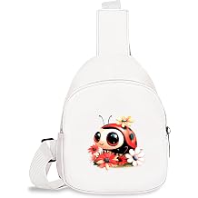 Ladybug Mini Sling Bag, Crossbody Bag, Toddler Purse For Girls, Gifts For Daughter, Sister, Niece, Ladybug Lovers Themed Gifts Stuff Accessories Things Merchandise Items!