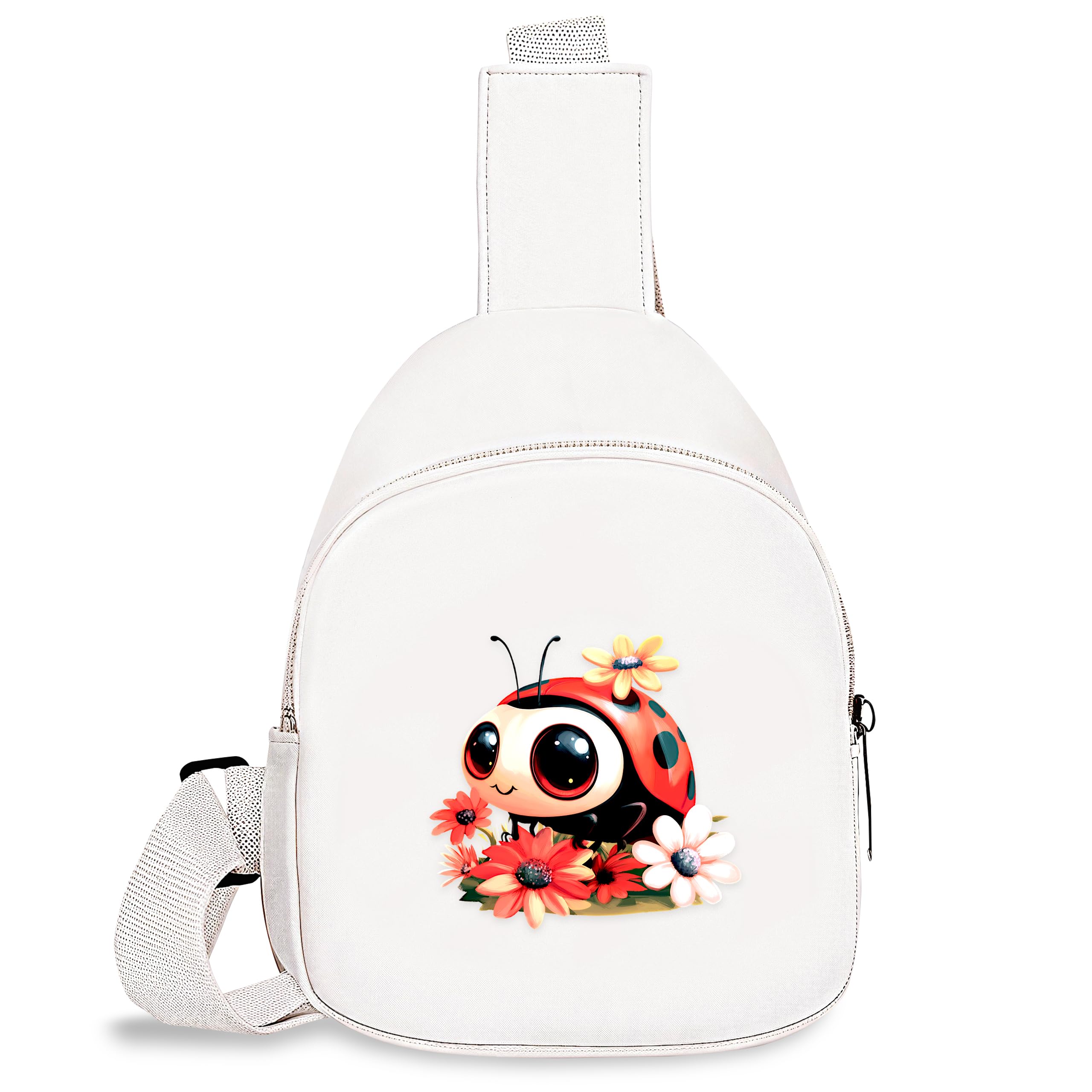 BJDAMAI Ladybugs Mini Sling Bag, Crossbody Bag, Toddler Purse For Kids Girl, Birthday Gift For 4 5 6 7 8 9 10 11 12 Year Old Gifts For Daughter,