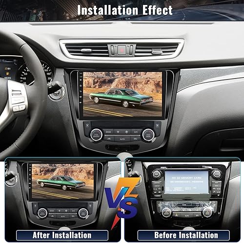 Miniatura 2 de Estéreo de coche Android 13 2+64G para Nissan X-Trail Qashqai Rogue 2014-2018 con Apple Carplay Android Auto, radio de coche con pantalla táctil de