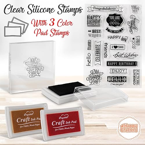 Miniatura 3 de Kits de fabricación de tarjetas para adultos y niños, 24 tarjetas de felicitación en blanco y sobres con suministros y juego de sellos, juego de