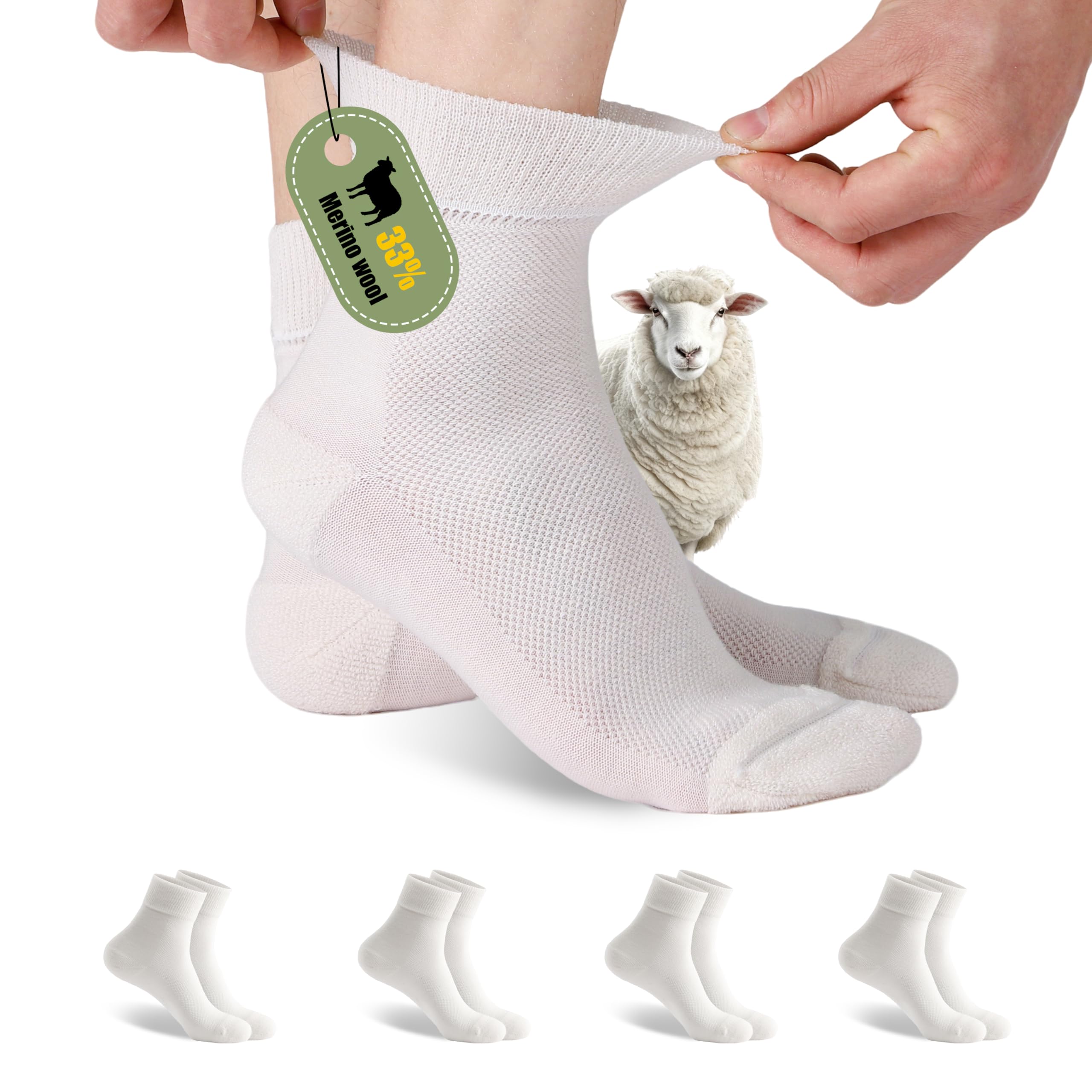 Forcool Merino Wool Diabetic Socks
