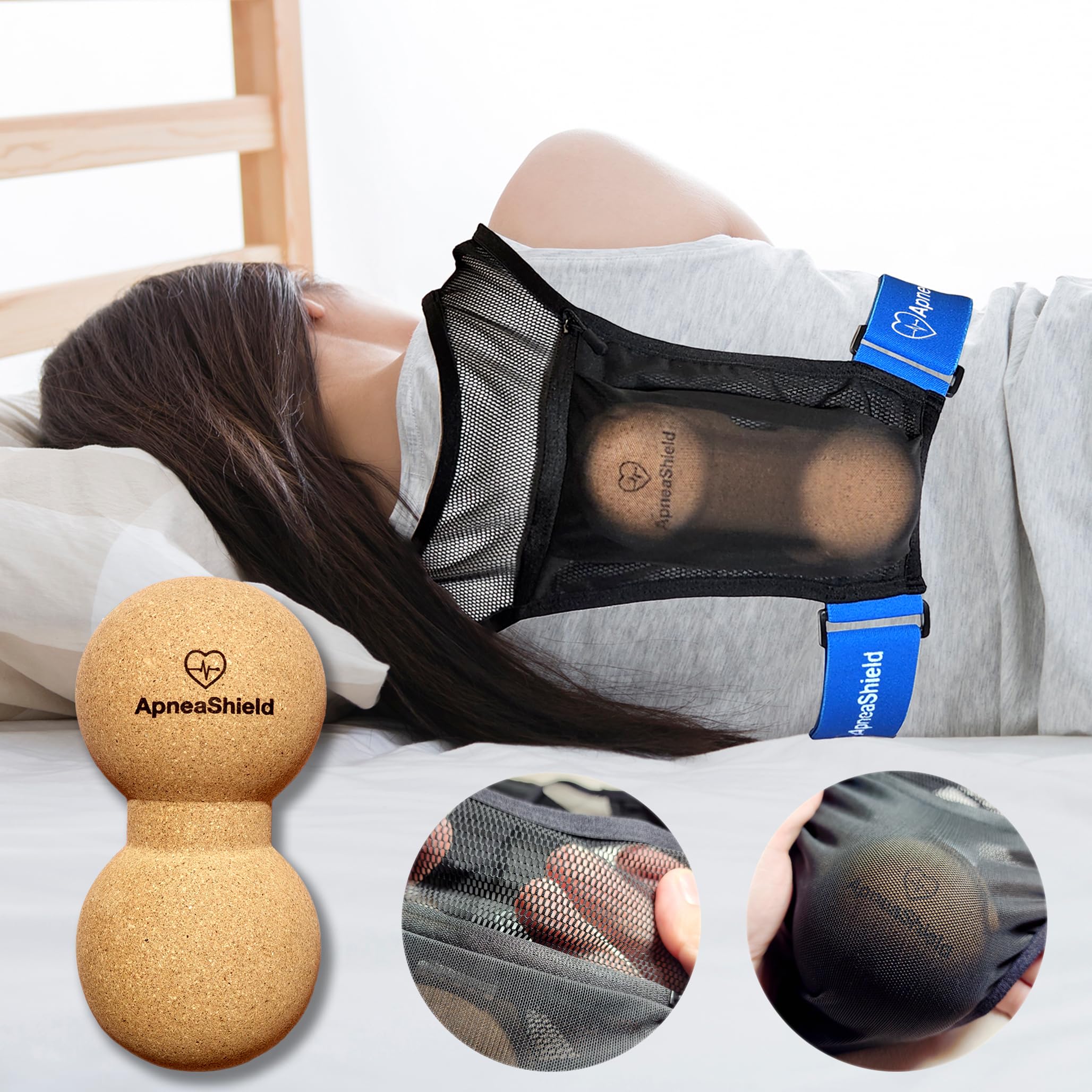 Pro Side Sleep Position Trainer | Dual Support Stability Design | Back-Sleep Prevention | Snoring Solution | Anti Snoring Device | Extended Adjustable Fit — Amazon image 5