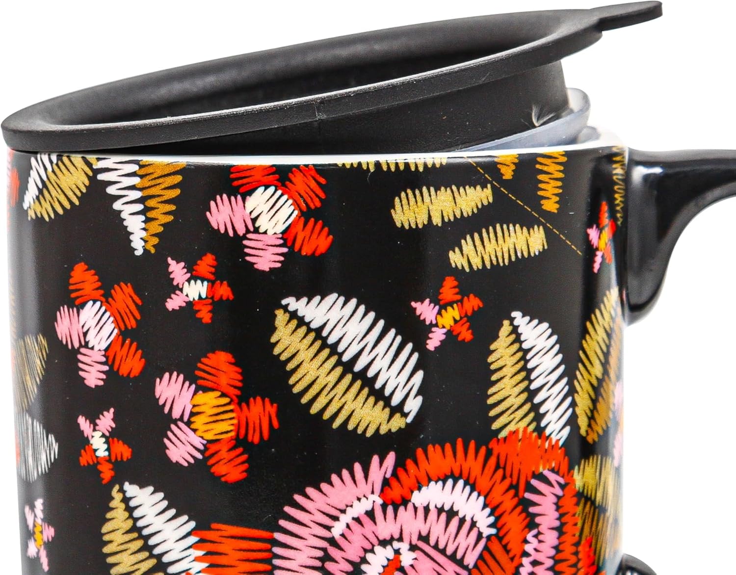 DUSVALLY 17oz Ceramic Travel Mug with Leak-Proof Lid – Microwave & Dishwasher Safe Coffee Cup in Gift Box, Fits Car Cup Holders, Ideal for Coffee Lovers - Image 7