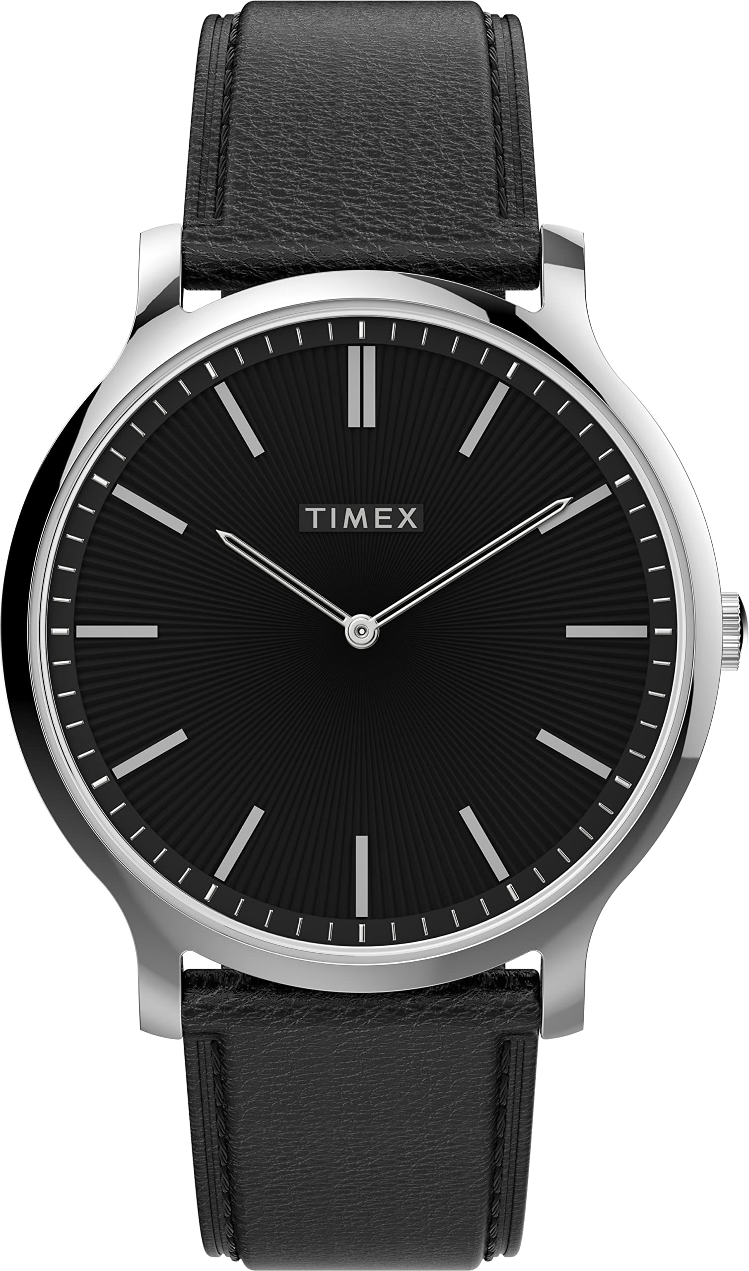 TIMEX Men Leather Multifunctonal Analog Black Dial Coloured Quartz Watch, Round Dial With 40 Mm Case Width - Tw2V28300Uj, Band Color-Black (B0C1K5DN62) Amazon Price History, Amazon Price Tracker