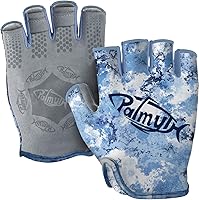 Vista 9 de Palmyth Guantes de pesca UV Stubby con protección solar para hombres y mujeres, UPF 50+ SPF para kayak, remo, canoa, remo, conducción