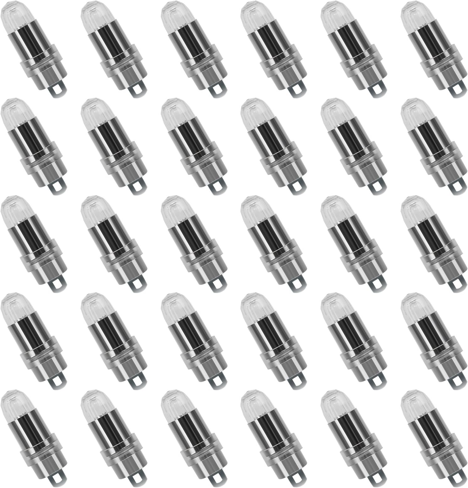 LIHAO 30pcs Warm White LED Balloons Lights Paper Lanterns Lights for Wedding Decoration