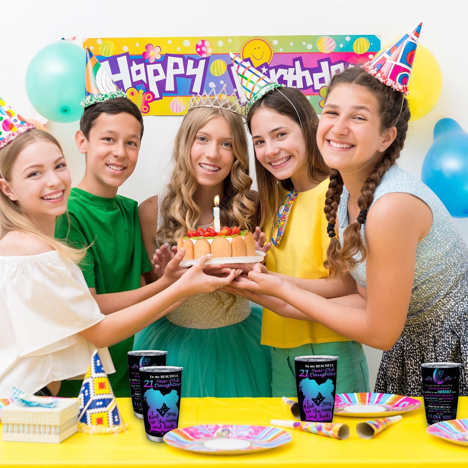 21st Birthday Gifts for Women, 21st Birthday Gifts for Her, 20OZ Tumbler Cups - Image 6