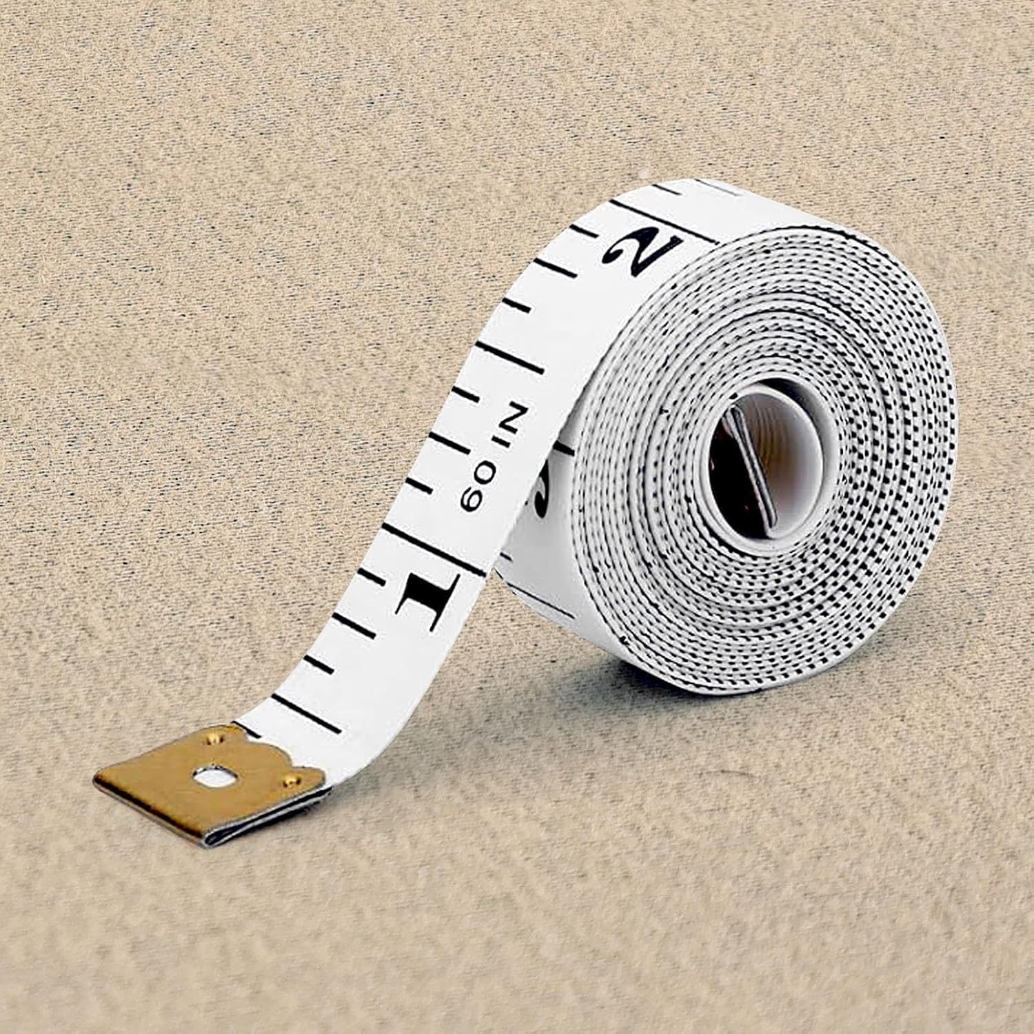 60-Inch/150-Cm Double Scale Rule, Tape Measure Soft Ruler Measuring for Weight Loss Medical Body Measurement Sewing Tailor Craft Ruler(White)