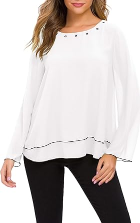 Amazon chiffon tops Clearance