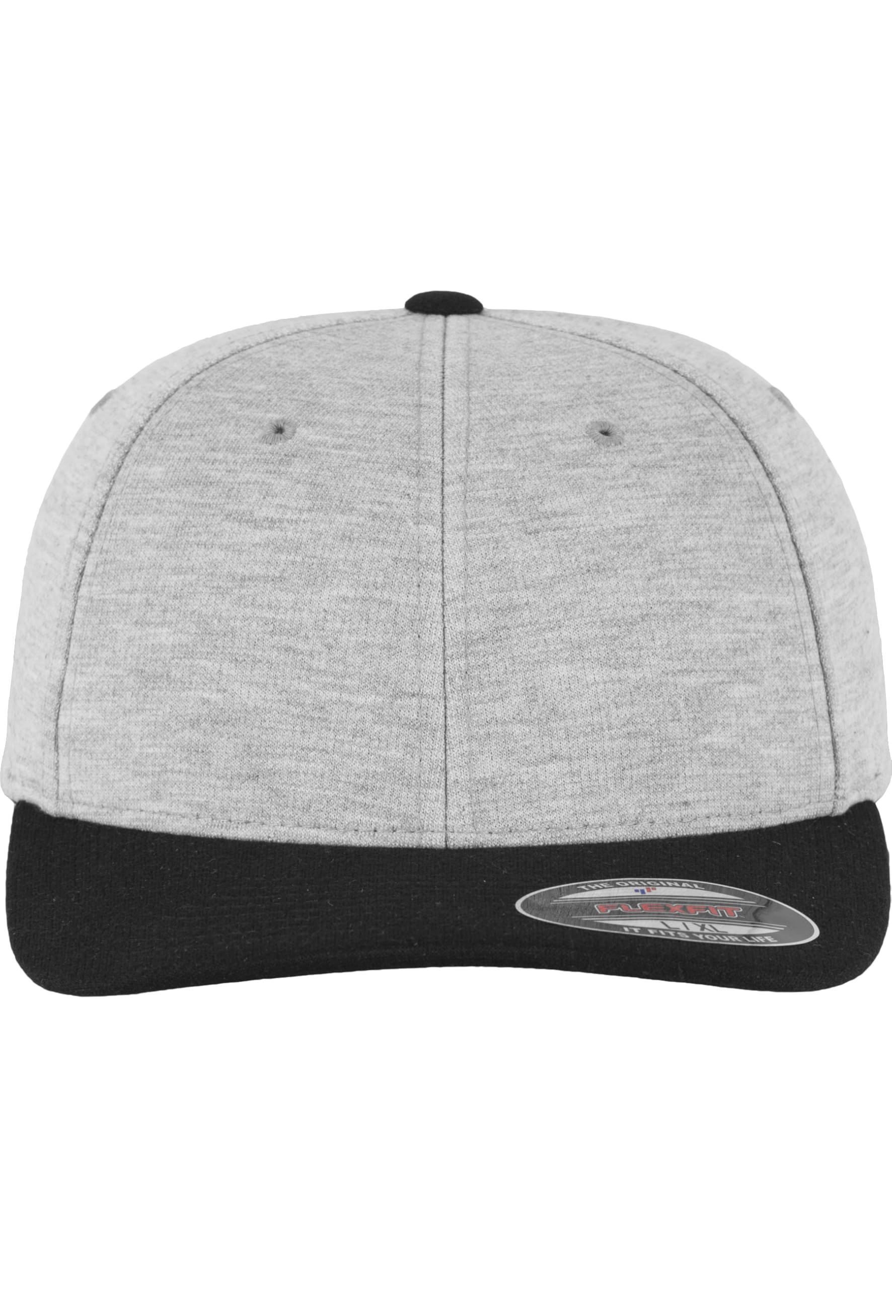 Flexfit Double Jersey 2-Tone Cap, Gry/Blk, S/M