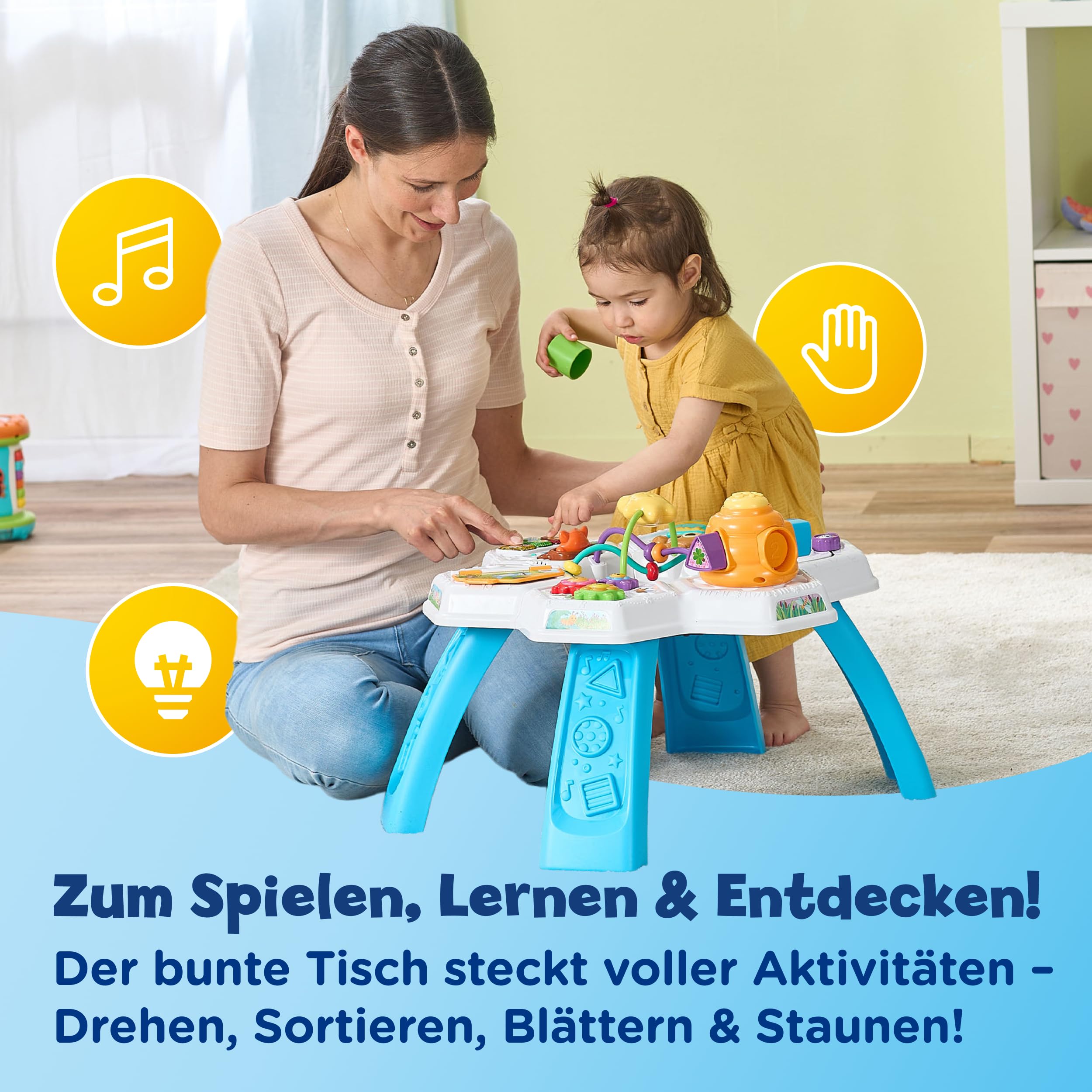 VTech Baby Entdeckertisch – Interaktiver Spieltisch 12-36 Monate