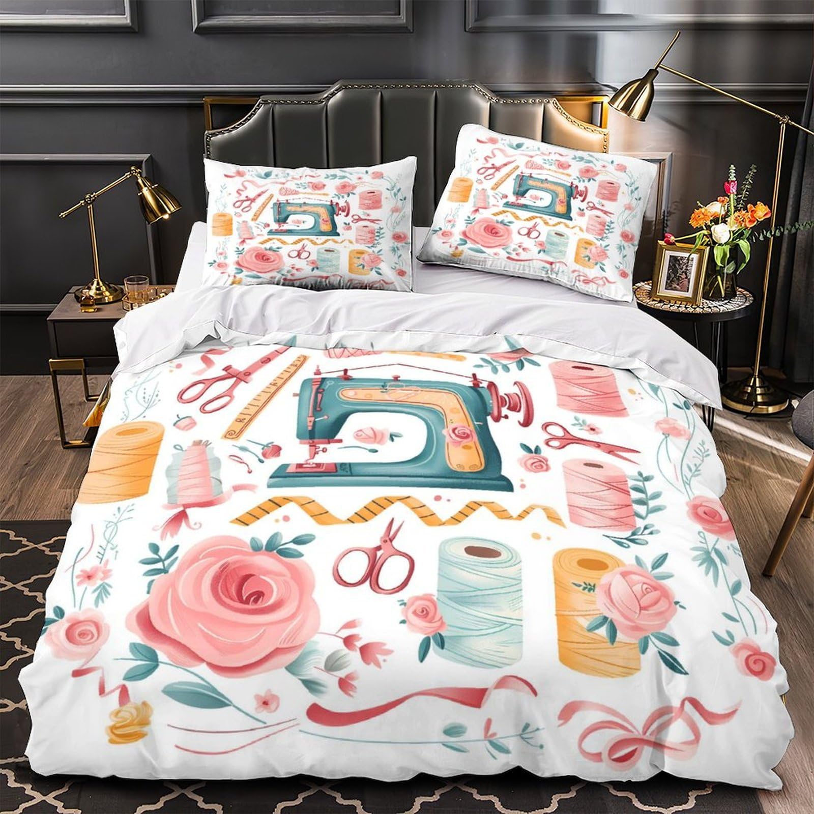 Housse de couette Husky imprimé 3D pour chambre enfant et ado