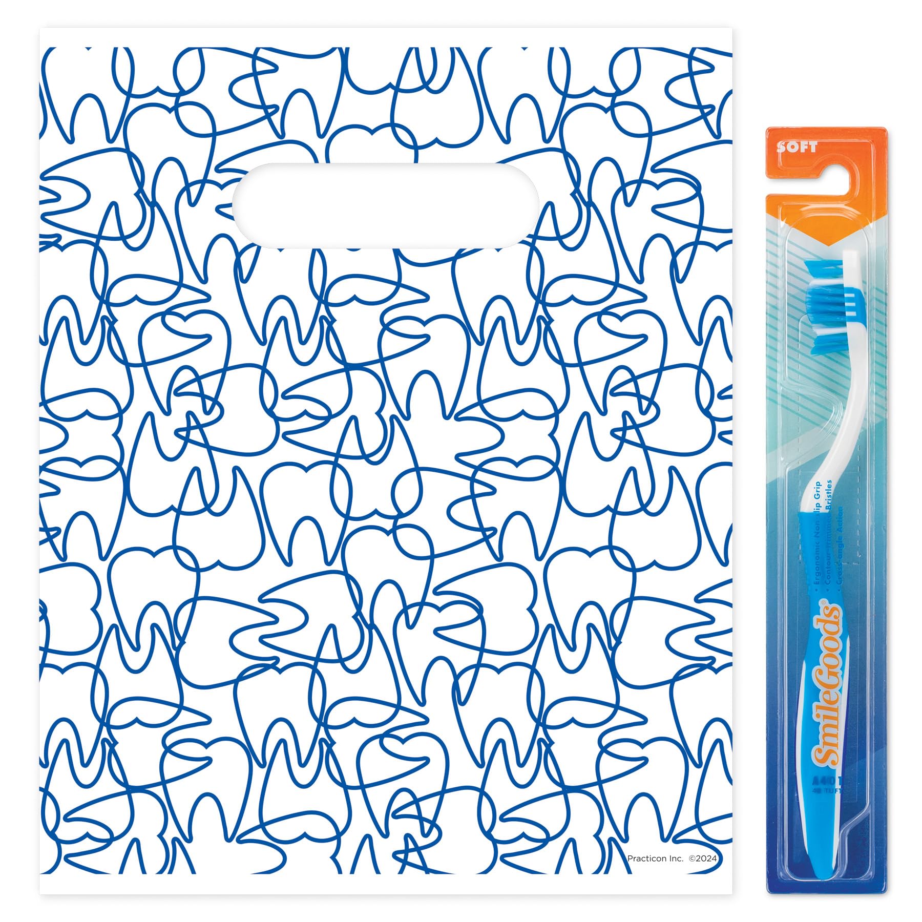 Practicon Confezione da 100 sacchetti per stampa Molar 20,3 x 25,4 cm