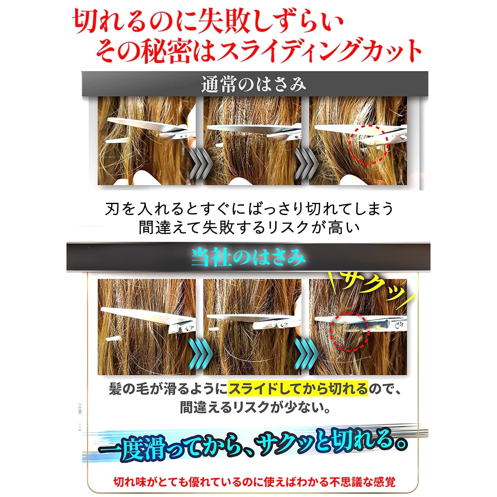 Amazon | 【2025年プロ美容師監修・初心者向け9点セット】すきばさみ