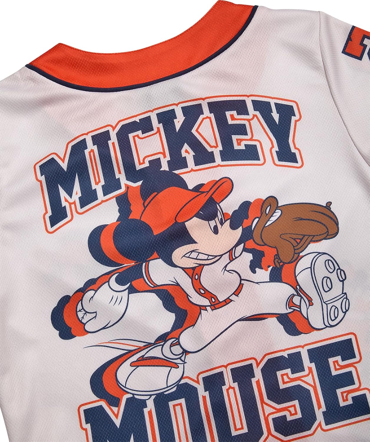 Disney Boys Sports Jersey - Mickey Mouse Cars Lightning McQueen Lilo and Stitch Hockey Baseball Jersey for Boys (Size: 3T-7)