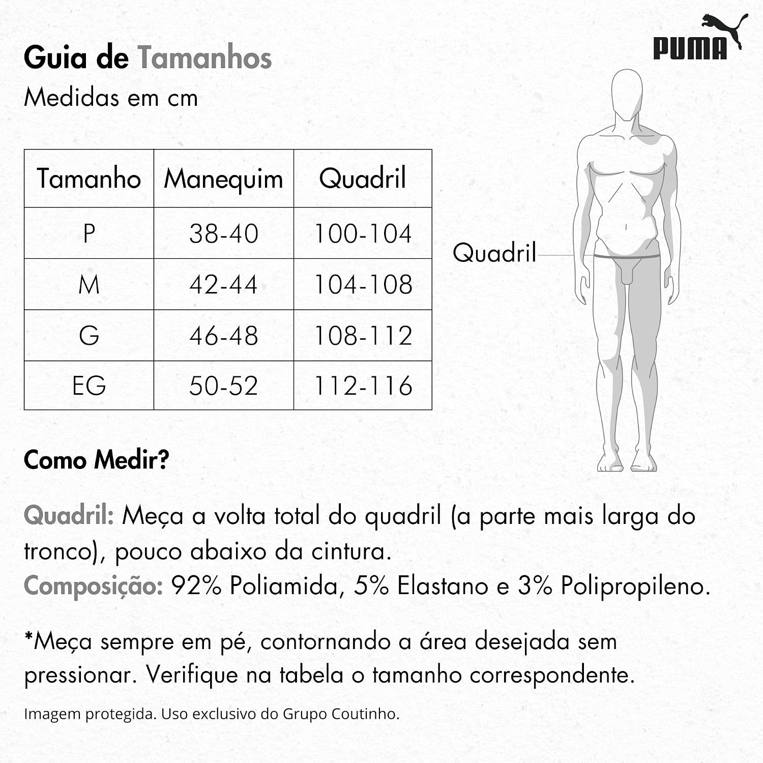 Cueca Boxer Puma Sem Costura Poliamida Sport Dry Fit Masculina