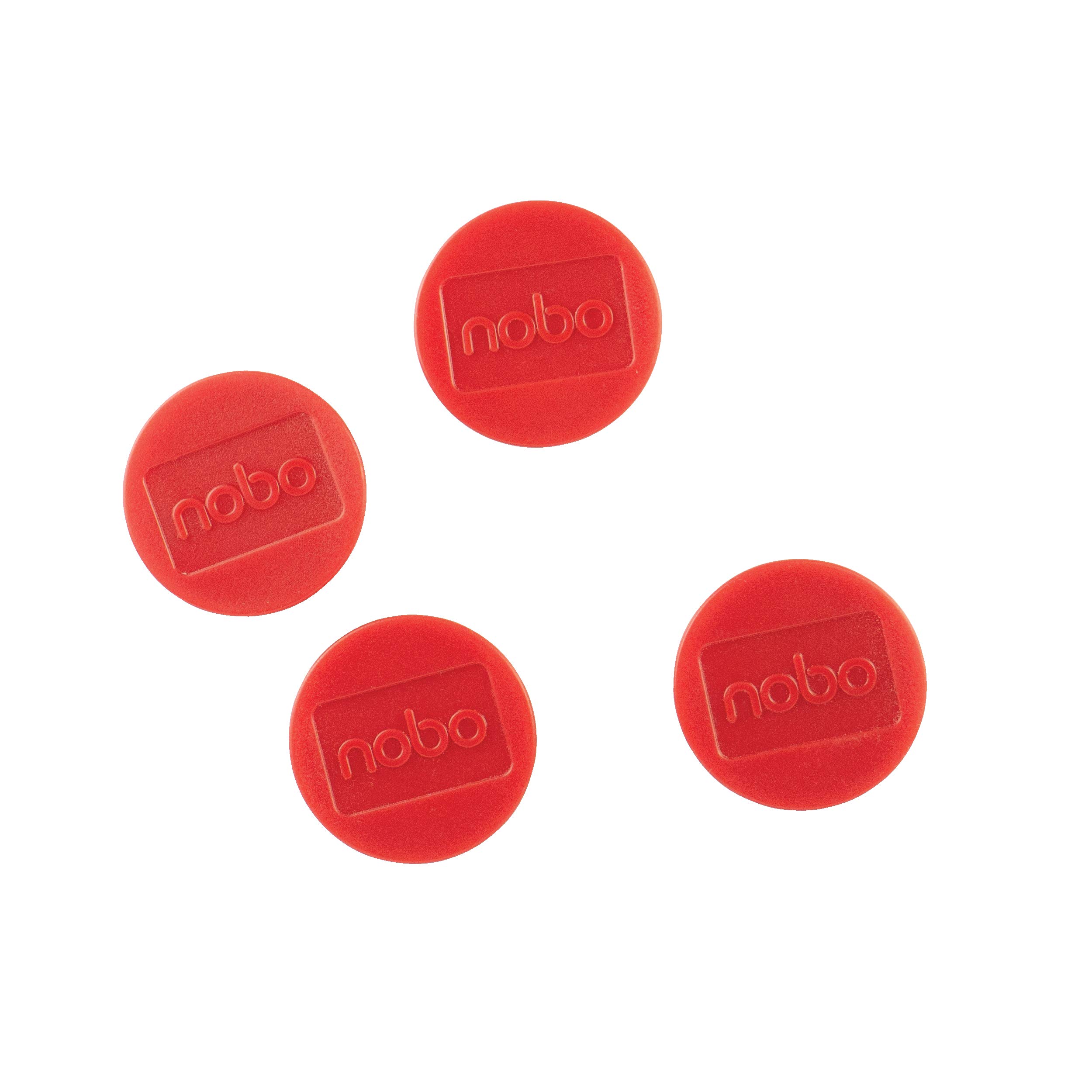 Nobo Magnetic Whiteboard Magnets, 38 mm, Pack of 4, 1901452, Coloured