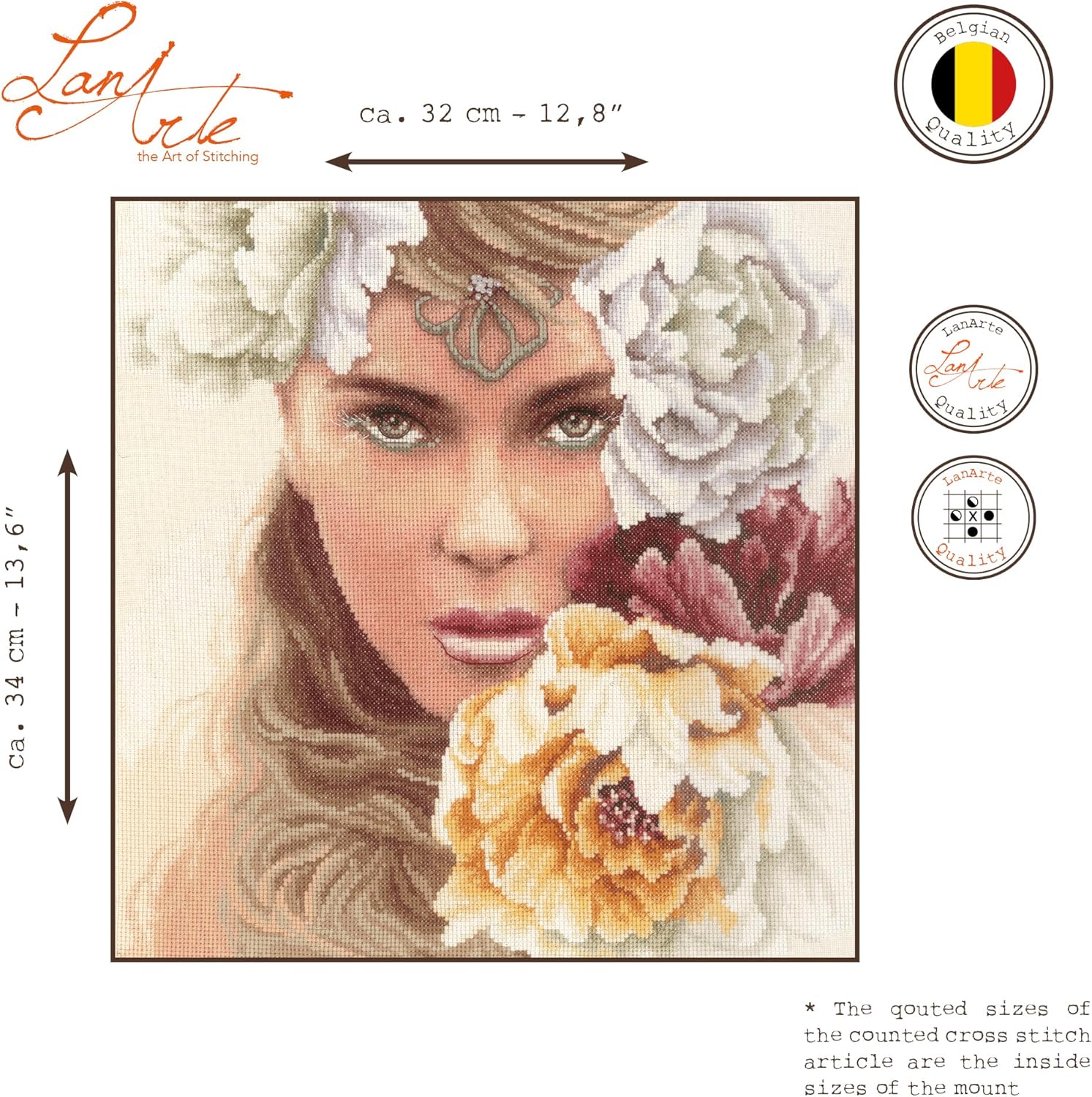 Lanarte Counted Cross Stitch Enchanting, N 32 x 34cm