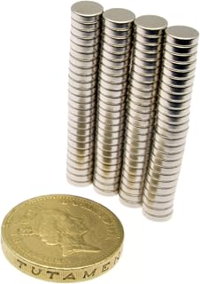 POWER MAGNET STORE 100 of 6mm x 1.5mm Super Strong Neodymium Magnets Magnetic Disc Pull approx 400 grams 6x1.5mm Craft