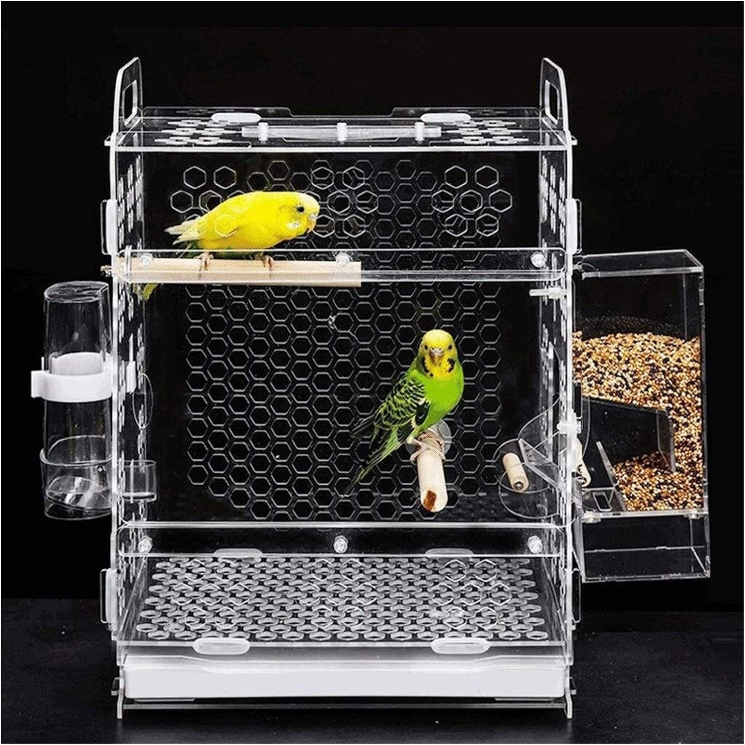 Sjdopulse Professional Birdcage Pet Supplies Bird Carrier Gardening Decor Birdhouses Acrylic Bird Cage Parrot Travel Carrier Cage Bird Cage For Parrots Senegal Long-Tailed Parrot S