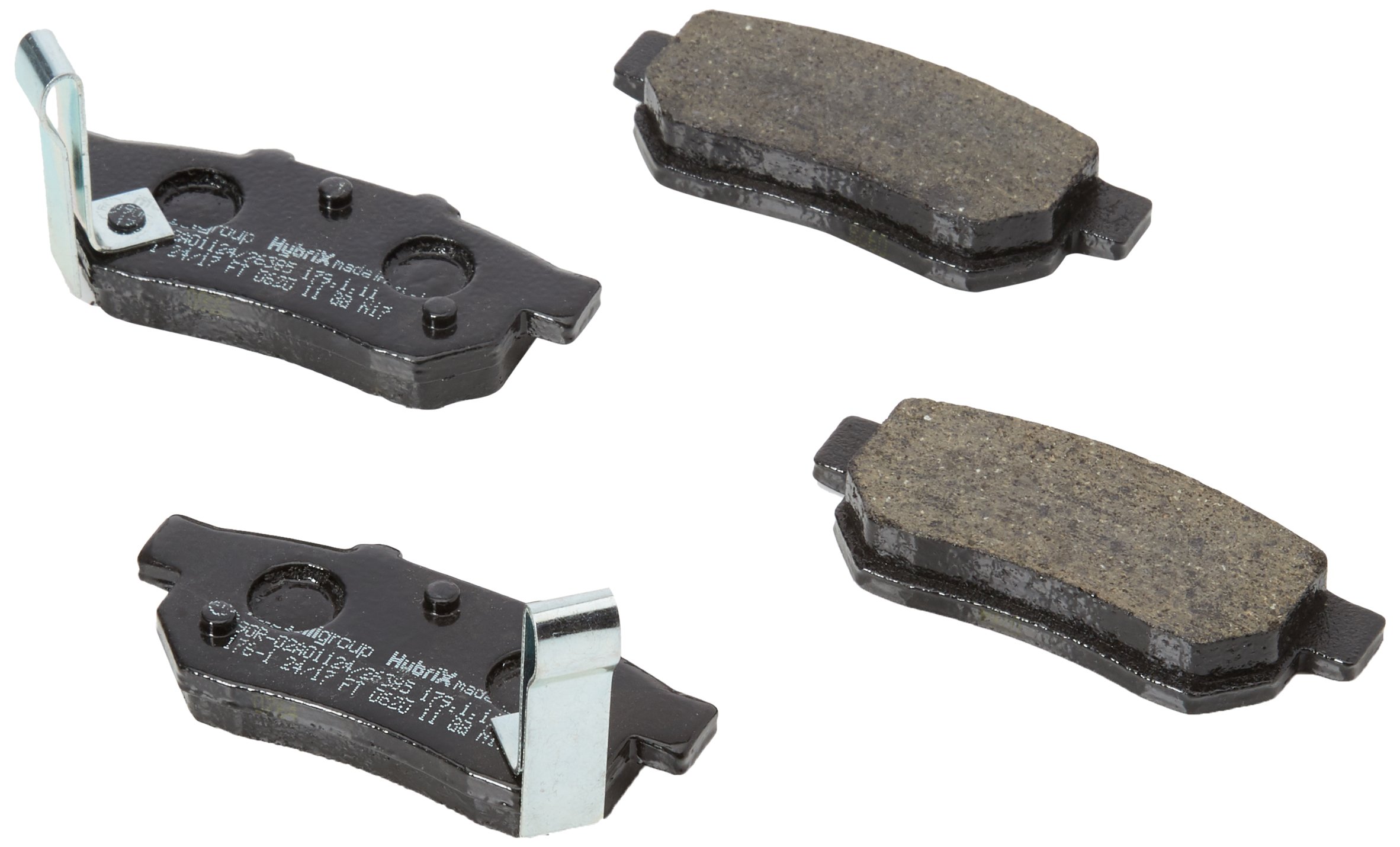 1x ORIGINAL® Metelli 22-0176-1 Bremsbelagsatz, Scheibenbremse Hinten, inkl.