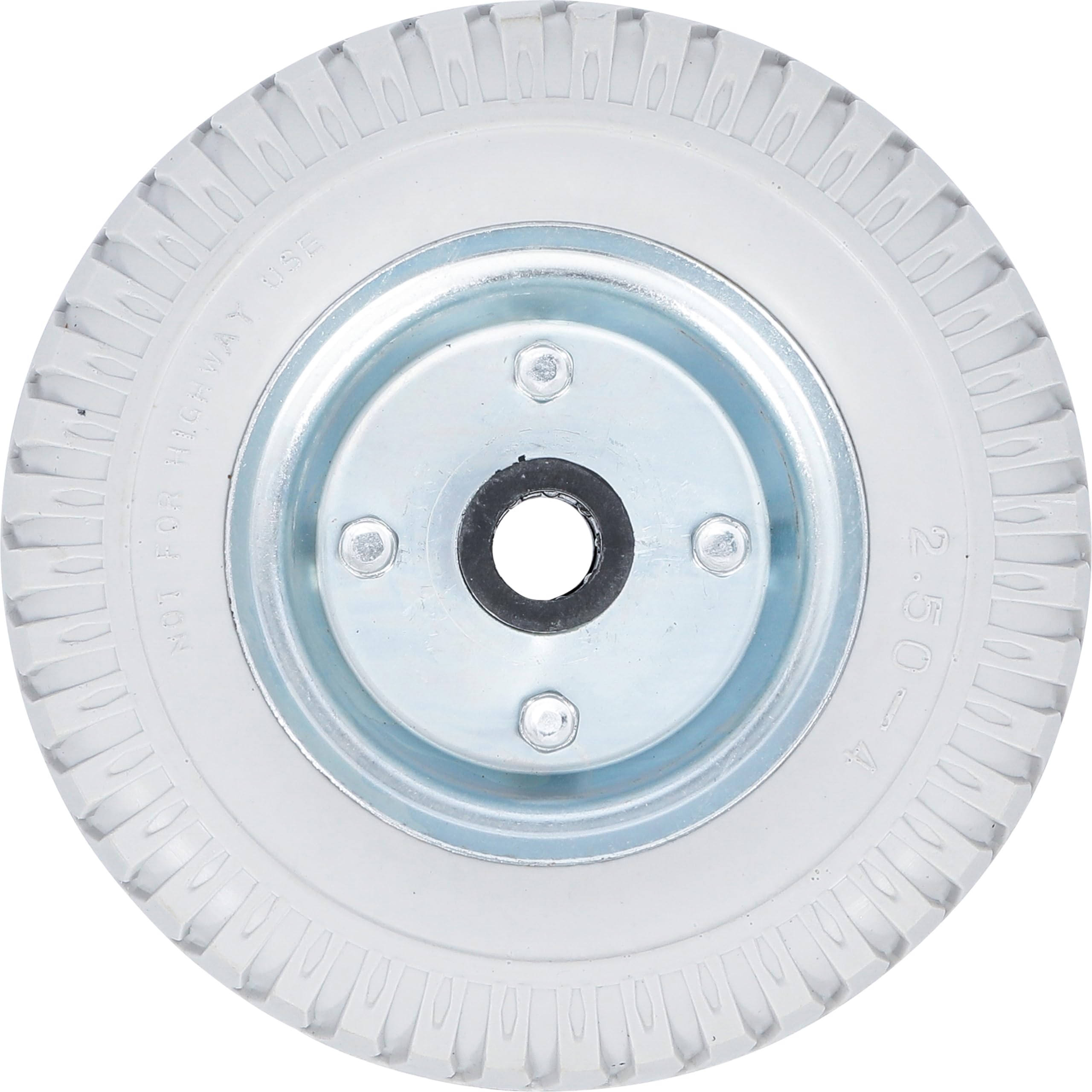 BGS Diy 80670 | Roue pour diable/chariot de transport | PU, gris | 220 mm