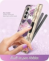 Vista 5 de i-Blason Cosmo - Funda para Samsung Galaxy Z Fold 5 con soporte para bolígrafo, protector de pantalla integrado, protección de bisagra, 3 fundas