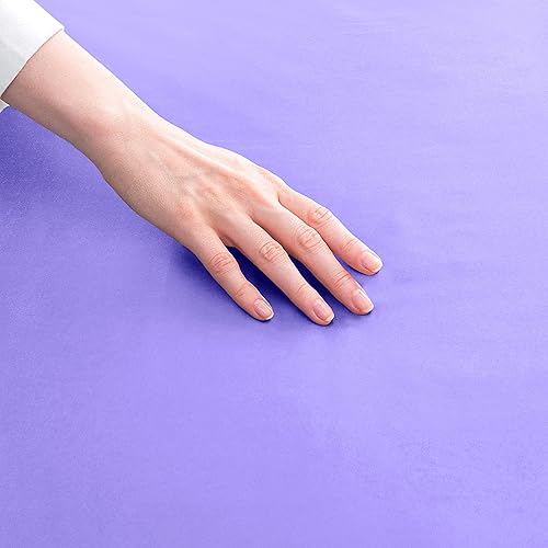 Miniatura 4 de Entisn Juego de sábanas de satén de 7 piezas para camas ajustables, sábanas de satén sedoso lavanda, sábanas ultrasuaves de hotel de lujo, 2 sábanas