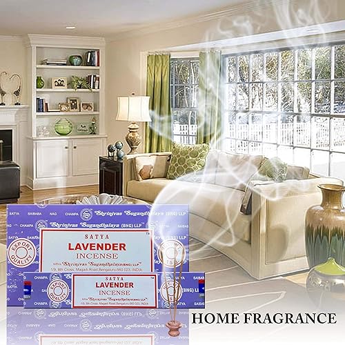 Miniatura 4 de Satya Nag Champa - Varitas de incienso de lavanda, 12 unidades