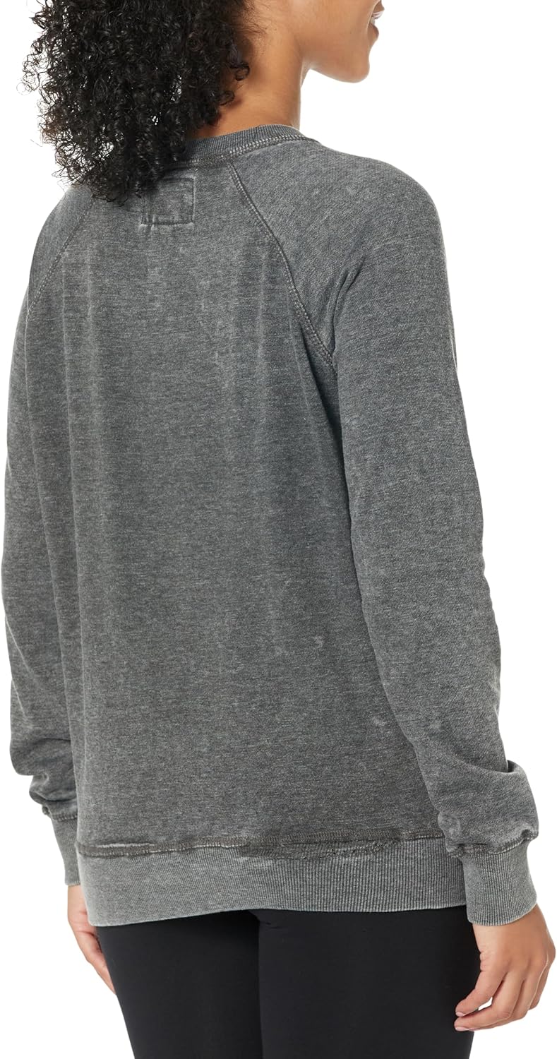 Blue 84 NCAA womens Ncaa Officially Licensed Women's Crewneck Sweatshirt Burnout Vintage Scholar - Image 2