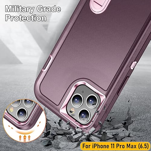 Miniatura 4 de La funda está especialmente diseñada para iPhone 11 Pro Max de 6.5 pulgadas, protección de cuerpo completo, resistente a los golpes, goma de