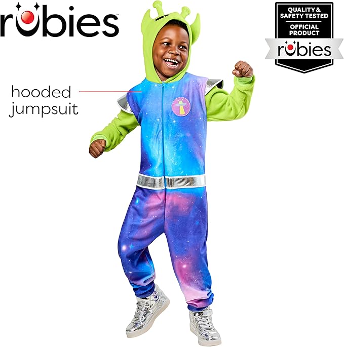 Disfraz Alien Rubies con Capucha para Niños miniatura 2