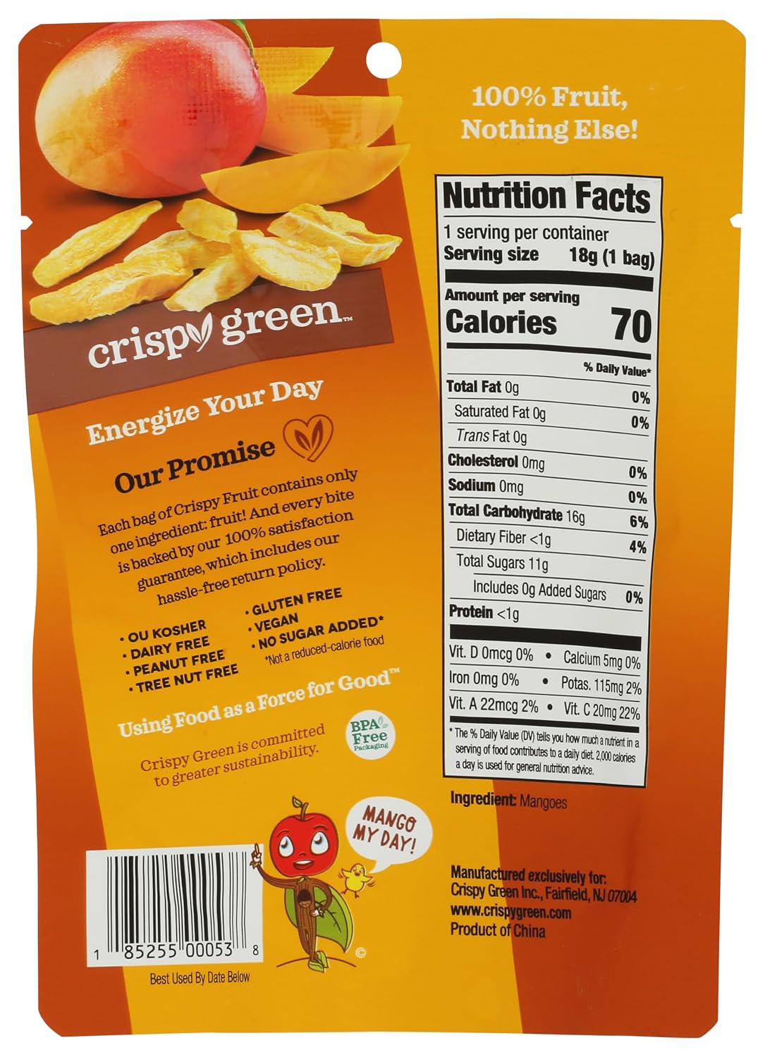 CRISPY MANGOES SNGL SRV (12x0.63)