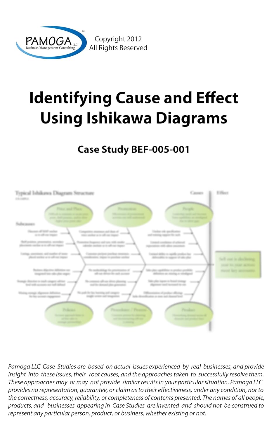 Amazon.com: Identifying Cause and Effect Using Ishikawa Diagrams ...