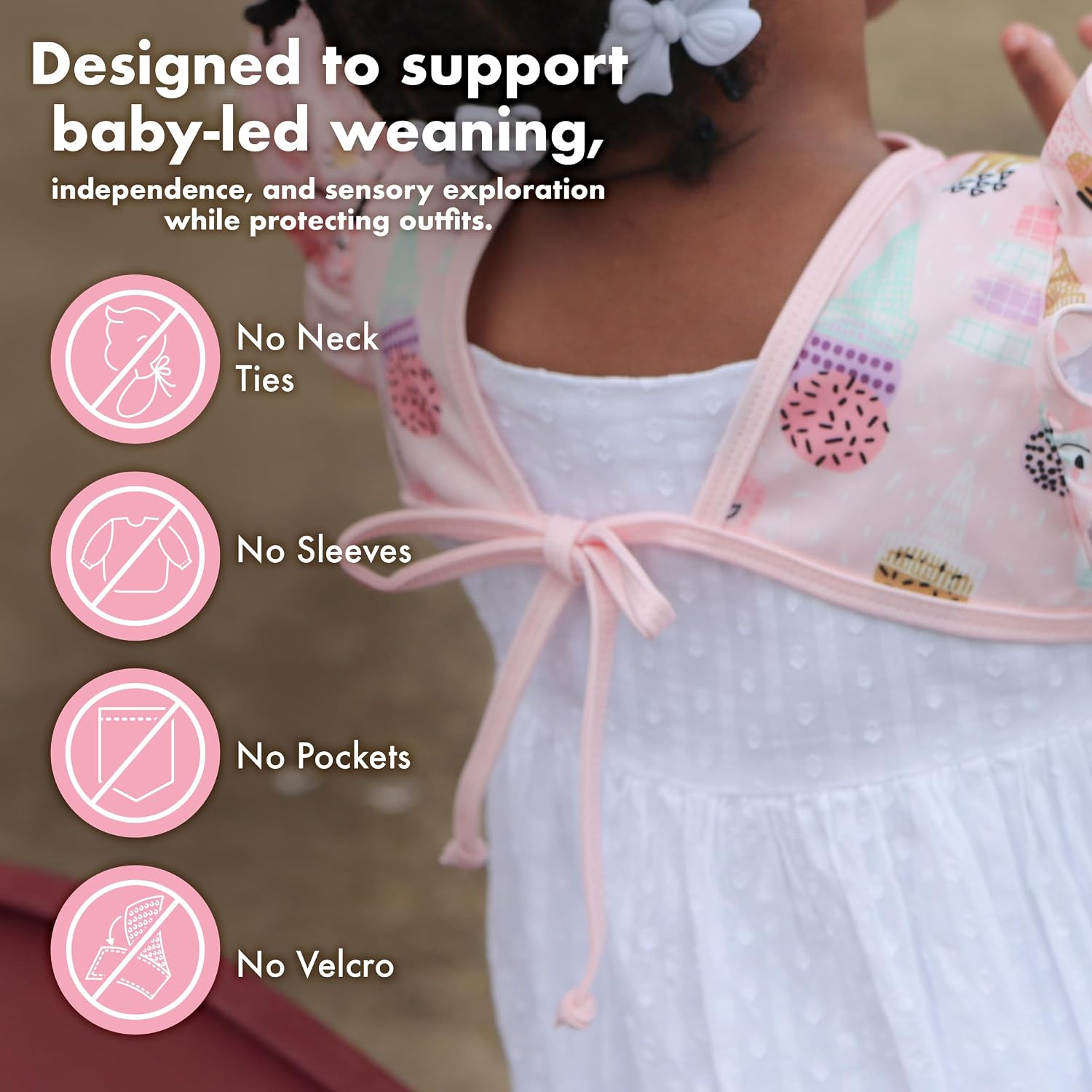 BapronBaby Flutter Baby Led Weaning Infant Feeding Bib Crafting Smock 6M-5T image 5