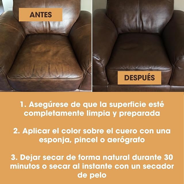 Foto 6 de 8 de Pintura y Tinte Autosellante para Reparación de Cuero