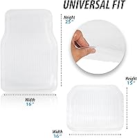 Vista 3 de Zone Tech - Rascador de nieve y hielo con calefacción para ventana de automóvil con luz y todo tipo de clima, alfombrillas de goma transparente