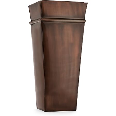 H Potter Copper Window Planter Box - 30 Inch Outdoor Flower Box For Windows, Deck, Balcony | Handcrafted Antique Copper Finish