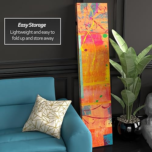 Miniatura 3 de Divisor de habitación de lona de doble cara Tangerine Dream de 6 pies de alto