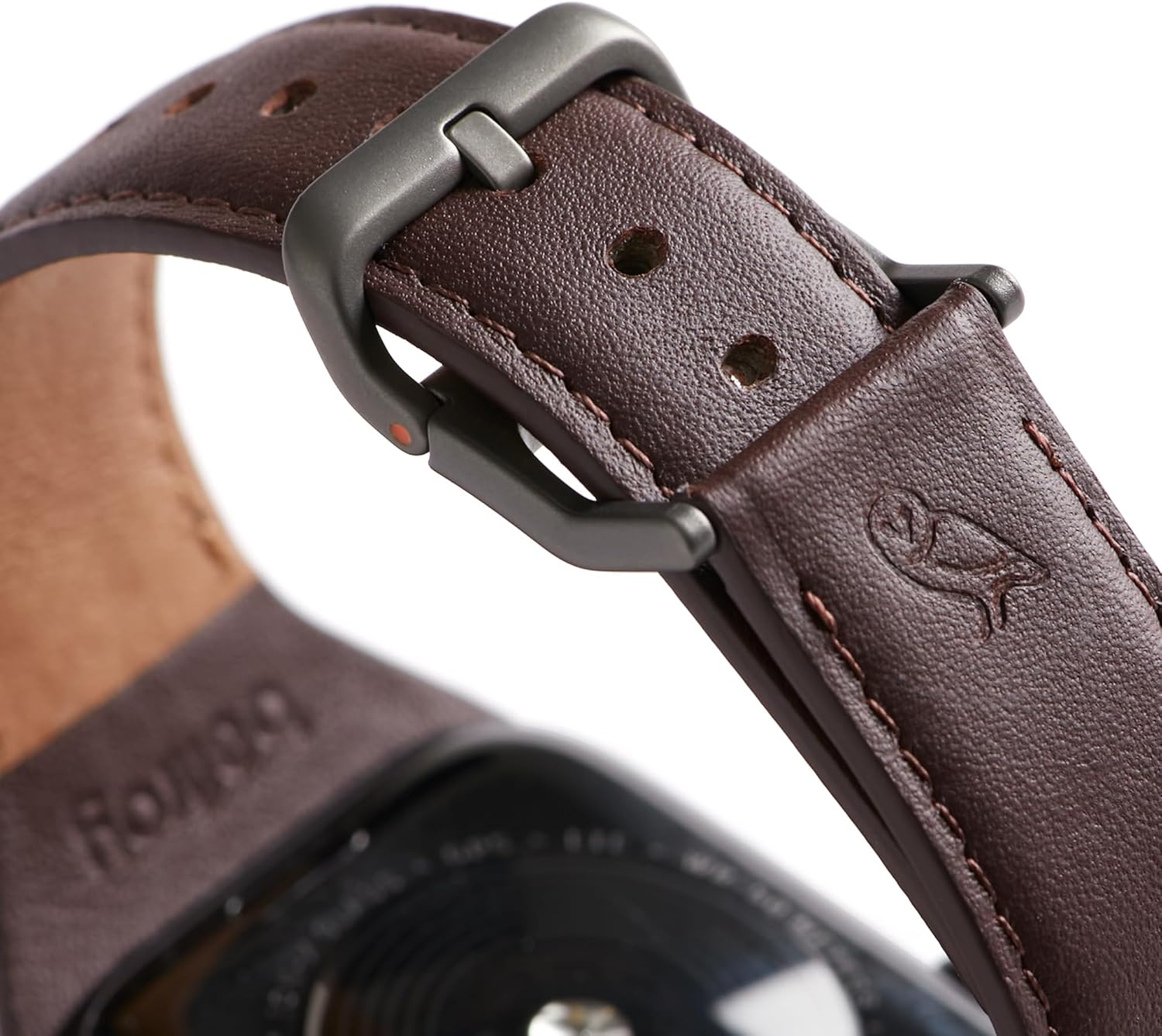 Bellroy Classic Watch Strap (Compatible with Apple Watch 44-49mm, band for work or casual wear) - Ganache
