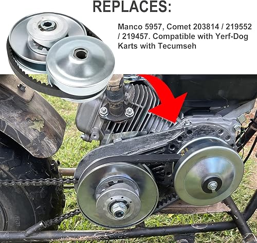 Miniatura 30 de Reemplazo del embrague del conductor del convertidor de par Go Kart serie 30 para Comet Manco 3/4 "Diámetro máximo de torque/Go Kart 219552,5957