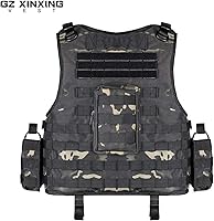 Vista 4 de Chaleco GZ Xinxing táctico para paintball, color negro