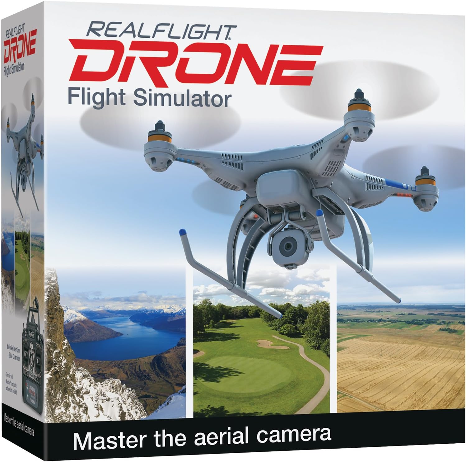 Great Planes RealFlight GPMZ4800 RealFlight Drone with Interlink Elite Mode 2 Edition Toy