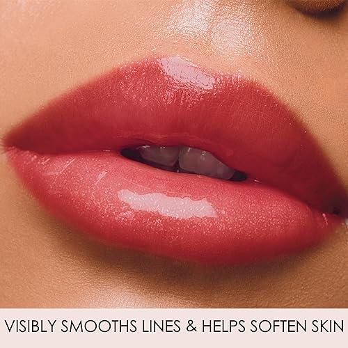 Miniatura 3 de LONDONTOWN Dainty, Sun Kissed Coral, tubo de brillo de labios de felpa, hidratante profundo, bálsamo acondicionador no pegajoso