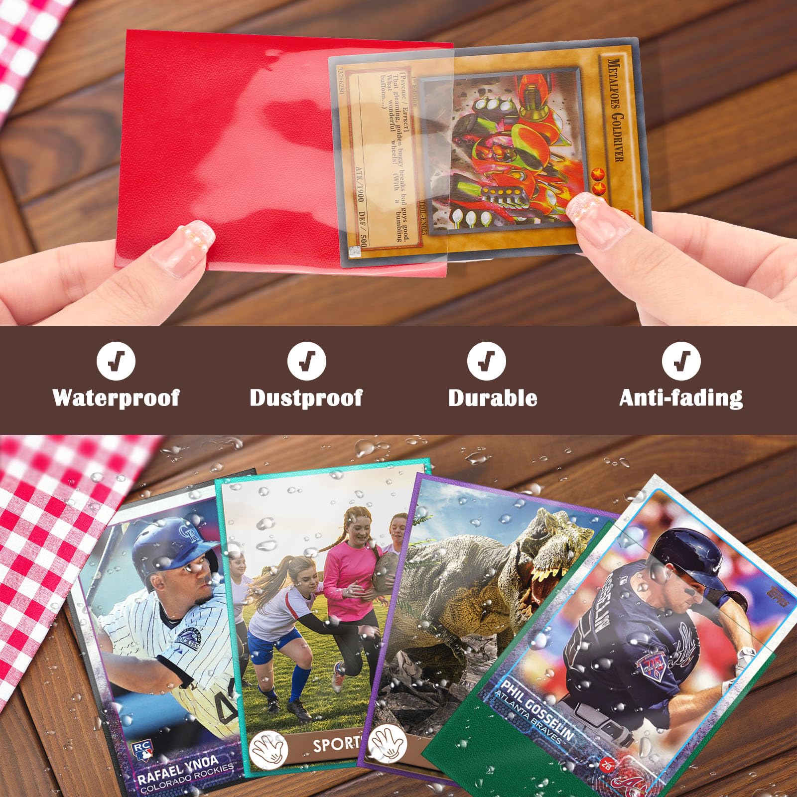 Fundas para tarjetas MTG, ajuste perfecto estándar para tarjetas comerciales, tarjetas deportivas, tarjetas de béisbol, TCG, estables y bien mezclables (blanco, 300 Fundas para tarjetas MTG, ajuste perfecto estándar para tarjetas comerciales, tarjetas deportivas, tarjetas de béisbol, TCG, estables y bien mezclables (blanco, 300