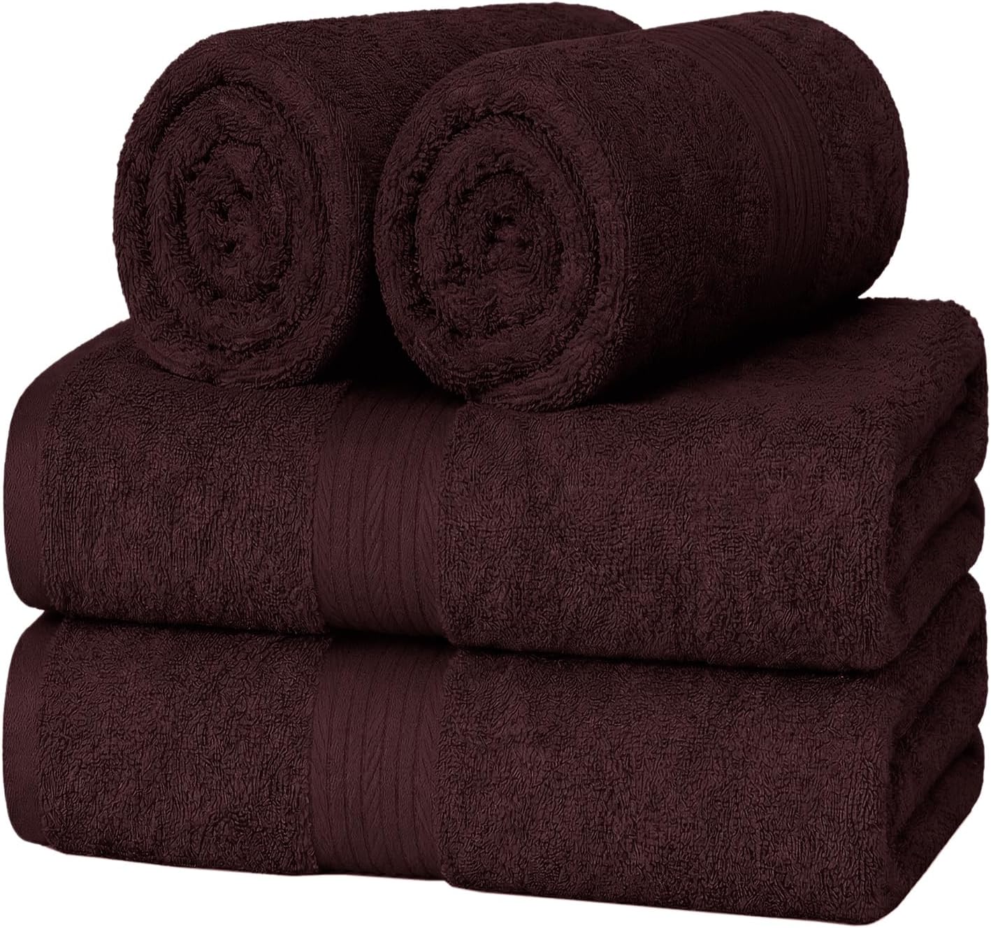 Ample Decor Hand Towel 18 X 28 Inch Pack of 12 600 GSM 100% Cotton, Soft Absorbent Thick Durable Premium Quality, for Hotel, Bathroom, Spa, Daily Use, Gym - Machine Washable - Beige