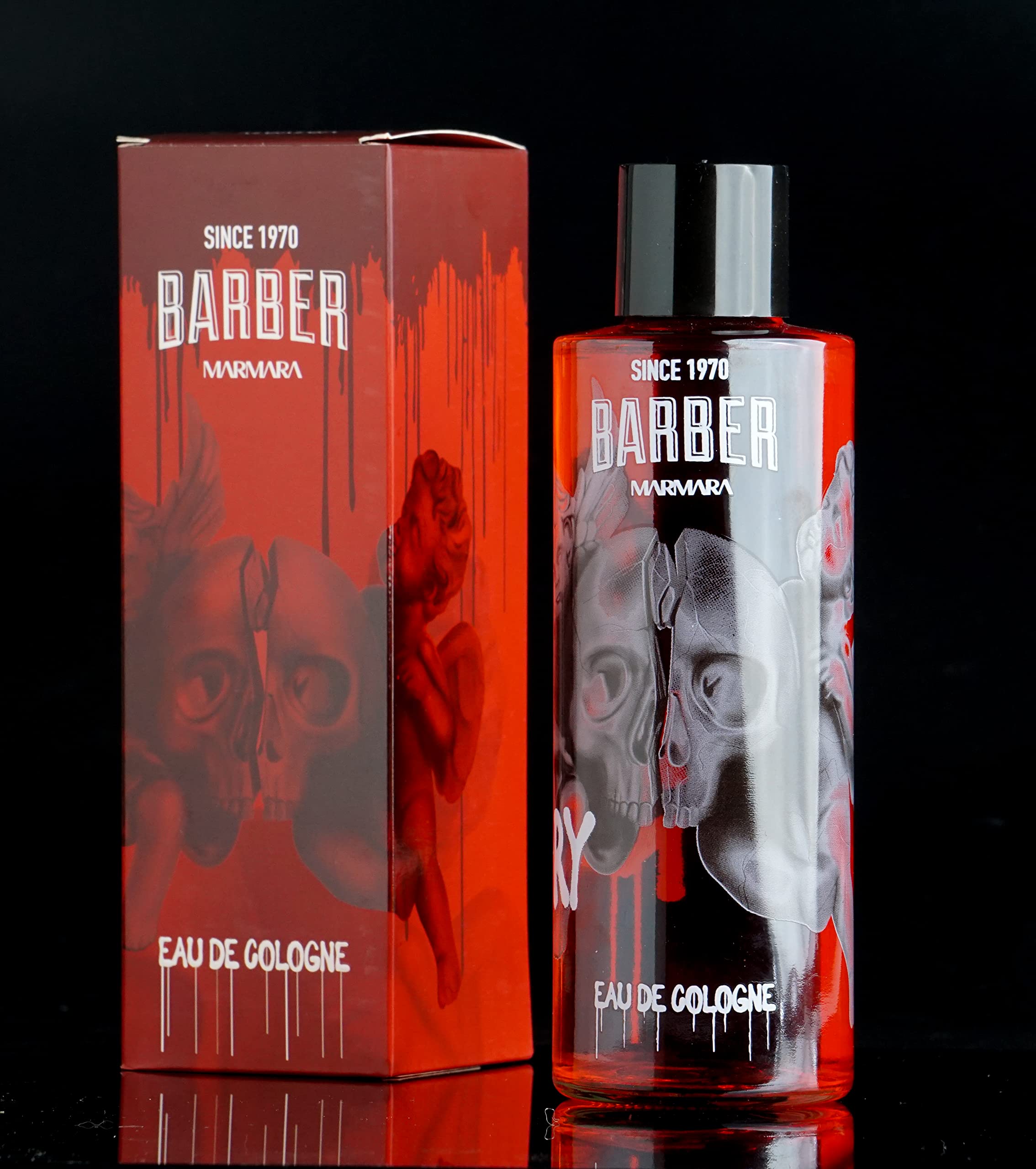 BARBER MARMARA LOVE MEMORY Limited Edition Eau de Cologne 500ml | UNISEX Duftwasser Glasflasche | Sonderedition Geschenkverpackung | Parfume | Geschenk für Männer und Frauen | Süßer Duft
