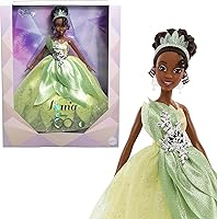 Vista 1 de Mattel Juguetes de princesa Disney, muñeca Tiana coleccionista que celebra los 100 años de maravilla de Disney, inspirada en la película La princesa
